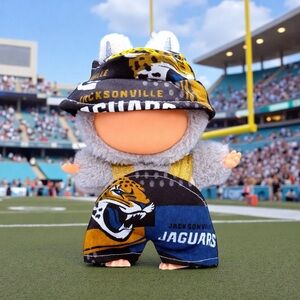 Jacksonville Jaguars For 17cm Plush Toy with Hat and Pants- Doll Excluded